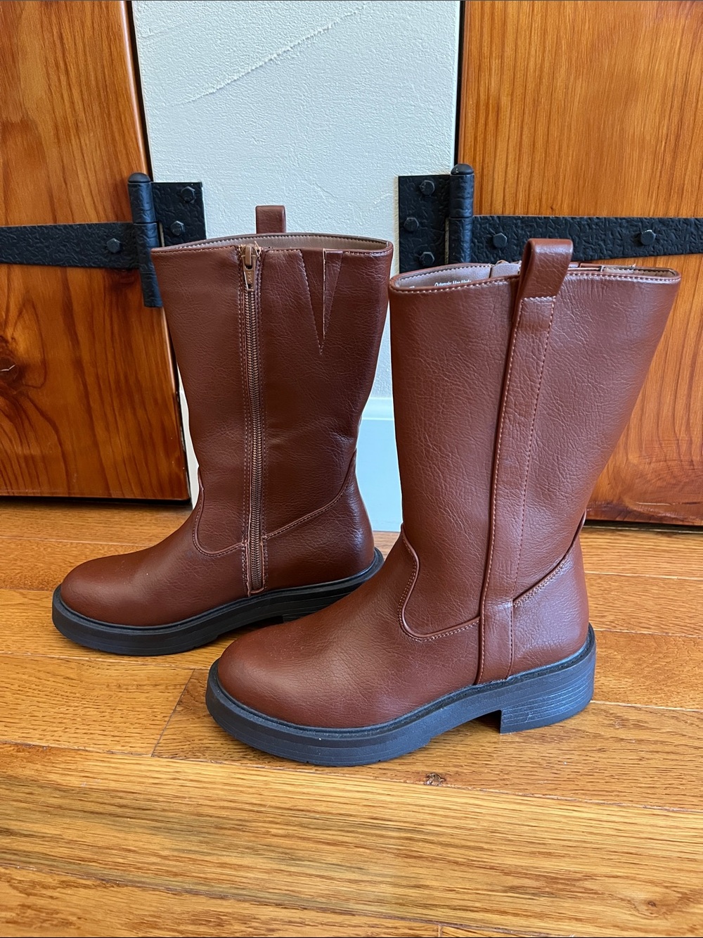 Sonoma Brown Leather Mid-Calf Boots - Picture 2 of 9